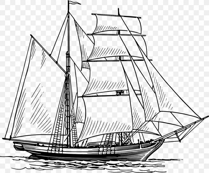 Drawing Sailboat Sailing Ship, PNG, 1280x1058px, Drawing, Art, Artwork, Baltimore Clipper, Barque Download Free