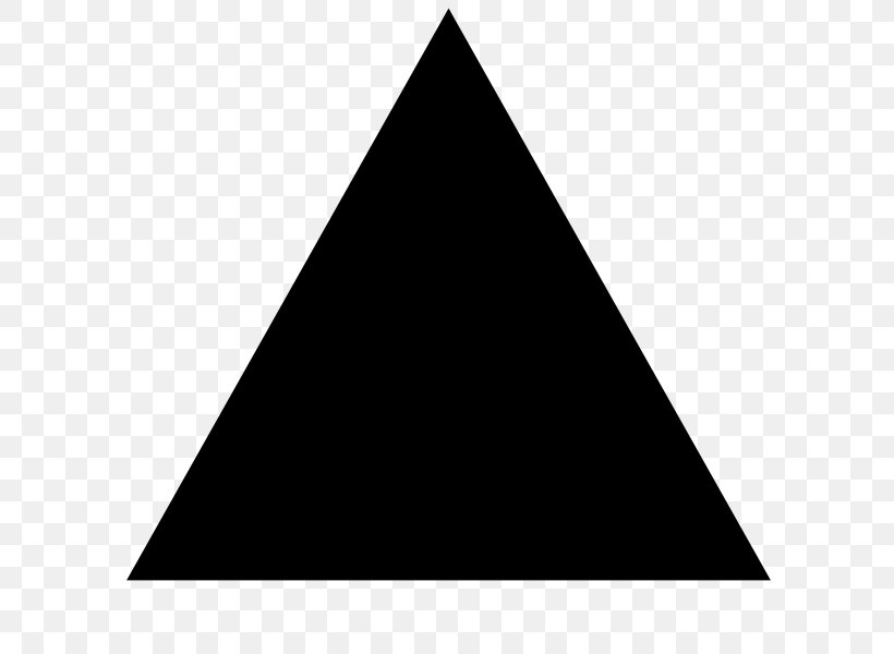 Equilateral Triangle, PNG, 600x600px, Triangle, Black, Black And White, Black Triangle, Equilateral Triangle Download Free