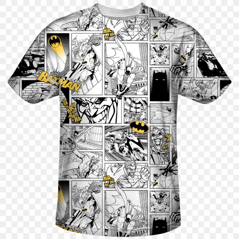 T-shirt Joker Batman Harley Quinn Comics, PNG, 850x850px, Tshirt, Batman, Batman Gotham Knight, Black, Brand Download Free