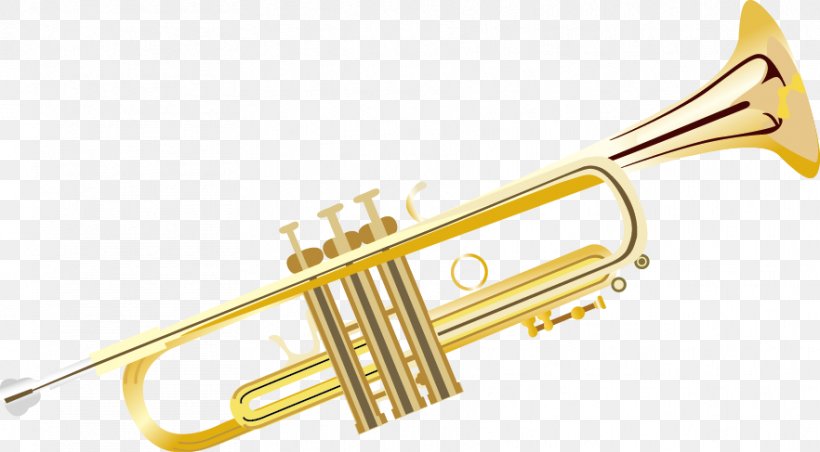 Trombone Musical Instrument Trumpet, PNG, 882x487px, Watercolor, Cartoon, Flower, Frame, Heart Download Free
