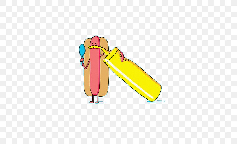 Hot Dog Sausage Bread Sausage Bread Clip Art, PNG, 500x500px, Hot Dog, Bread, Cartoon, Dog, Sausage Download Free