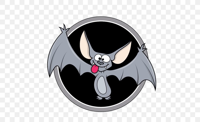 Cartoon Illustration, PNG, 500x500px, Cartoon, Bat, Black, Cat, Fictional Character Download Free