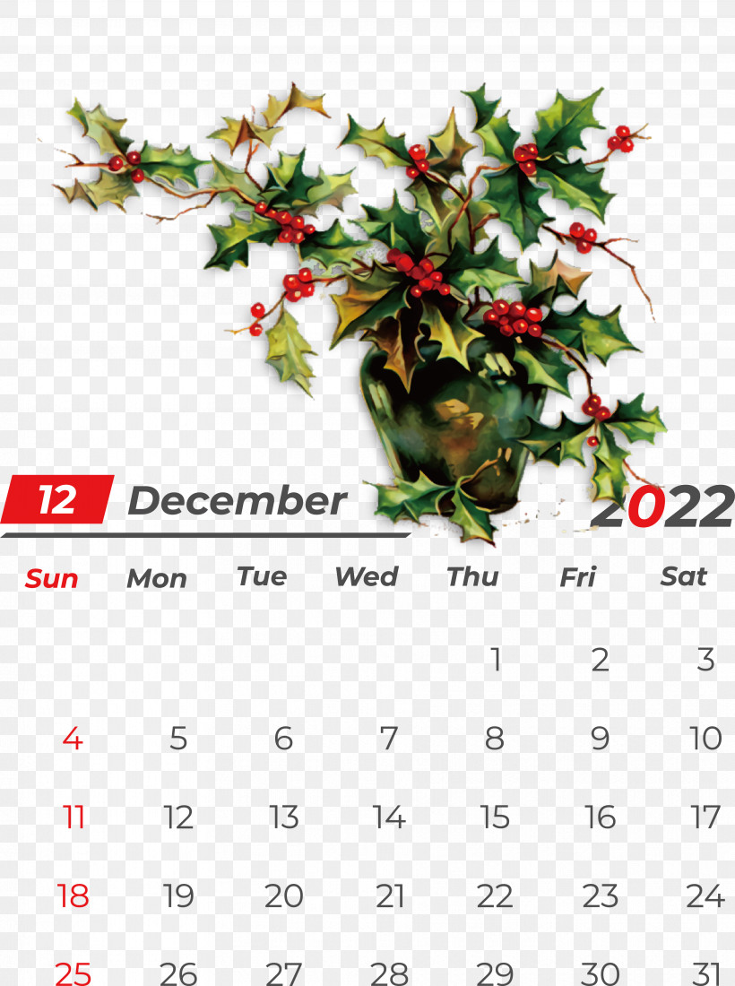 Christmas Graphics, PNG, 3646x4892px, Common Holly, American Holly, Aquifoliales, Bauble, Christmas Day Download Free