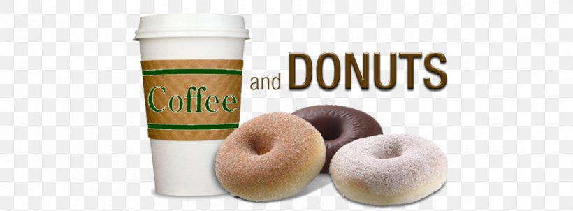 Coffee And Doughnuts Donuts Cafe Breakfast, PNG, 950x350px, Coffee And Doughnuts, Biscuits, Breakfast, Brewed Coffee, Cafe Download Free