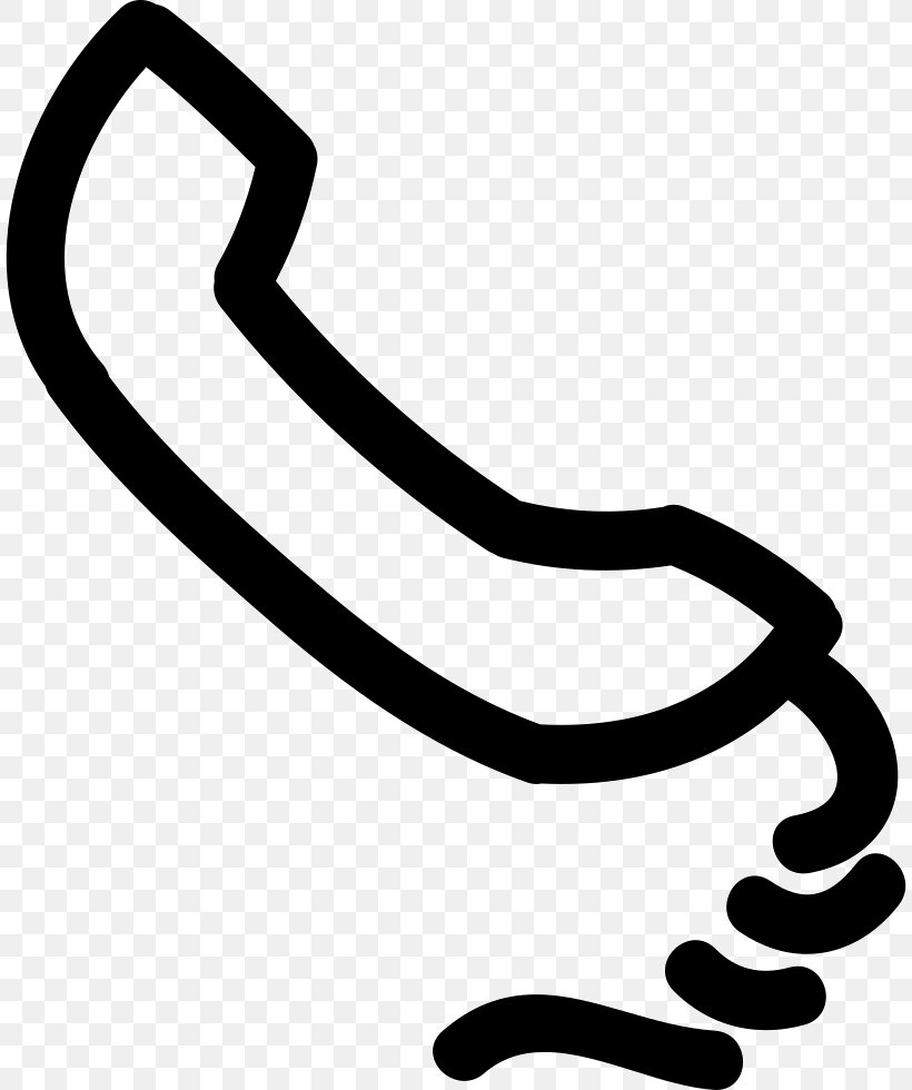 Telephone Call Handset Mobile Phones, PNG, 810x980px, Telephone, Black And White, Drawing, Email, Handset Download Free