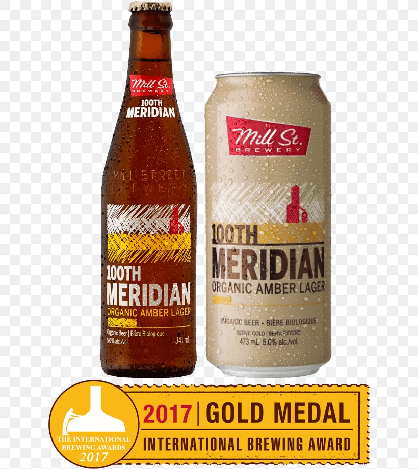 Beer Bottle Mill Street Brewery 100th Meridian West Lager, PNG, 630x921px, Beer, Alcoholic Beverage, Beer Bottle, Beer Brewing Grains Malts, Beer Store Download Free