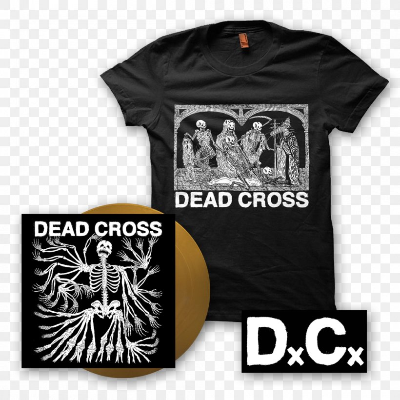 T-shirt Top Sleeve Dead Cross, PNG, 1000x1000px, Tshirt, Brand, Clothing, Com, Dead Cross Download Free