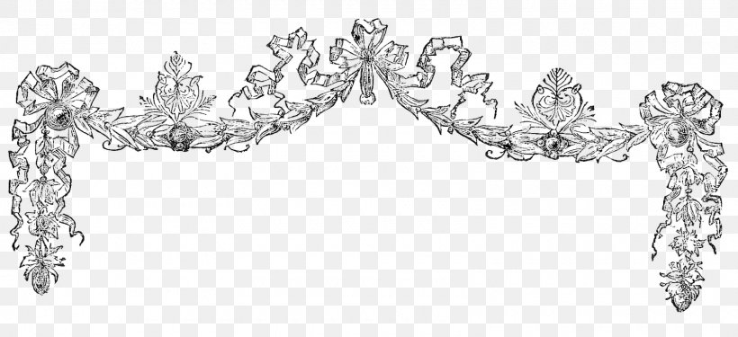 Flower Clip Art, PNG, 1600x732px, Flower, Art, Black And White, Body Jewelry, Drawing Download Free