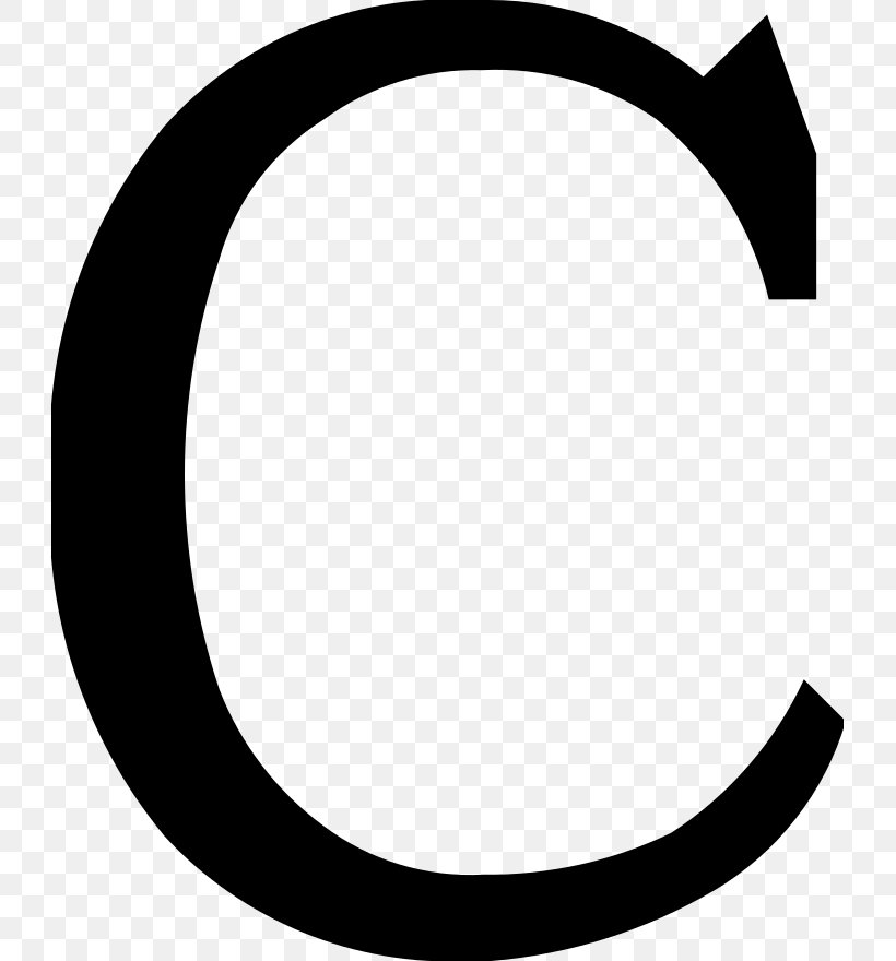 Letter C Font, PNG, 725x880px, Letter, Alphabet, Area, Black, Black And White Download Free