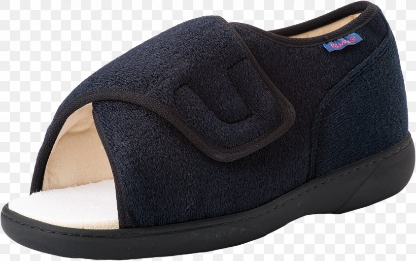 Slipper Slip-on Shoe Chausson Suede, PNG, 1662x1042px, Slipper, Adhesive Bandage, Black, Chausson, Comfort Download Free