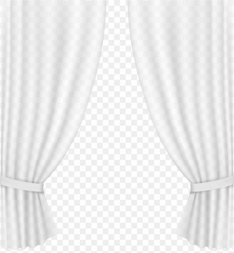 Curtain Black And White Textile Pattern, PNG, 5552x6000px, Textile, Black, Black And White, Curtain, Interior Design Download Free