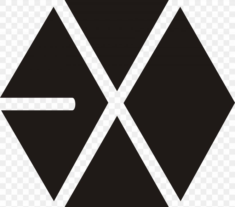 EXO Logo Mama K-pop Power, PNG, 3526x3110px, Exo, Black, Black And White, Brand, Chanyeol Download Free