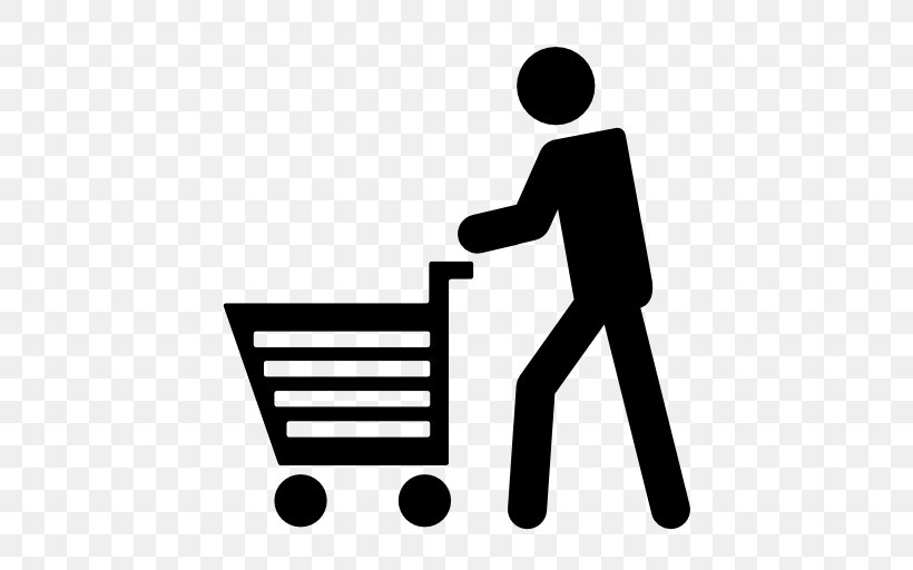 Shopping Cart, PNG, 512x512px, Shopping Cart, Area, Bag, Black And White, Communication Download Free