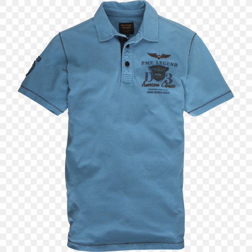 T-shirt Polo Shirt Sleeve Clothing Piqué, PNG, 1024x1024px, Tshirt, Active Shirt, Blue, Brand, Casual Attire Download Free