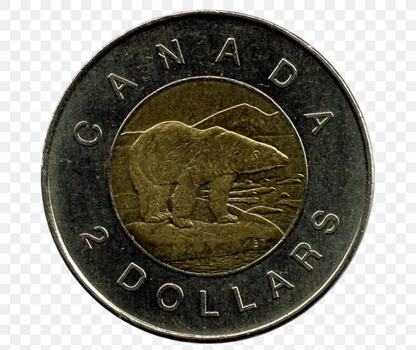 Coin Canada Toonie Canadian Dollar United States Dollar, PNG, 690x690px, Coin, Canada, Canadian Dollar, Cent, Currency Download Free