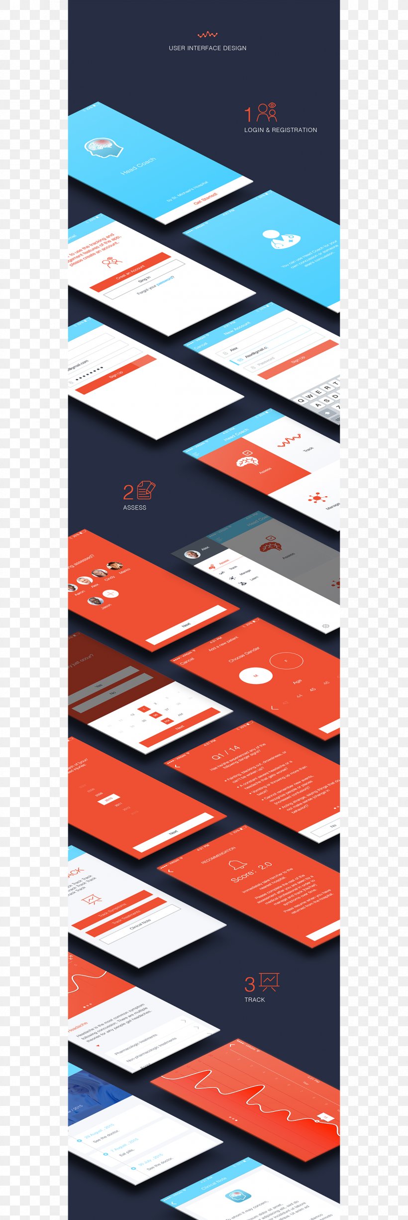 User Interface Design Graphical User Interface, PNG, 1200x3585px, User Interface Design, Advertising, Behance, Brand, Graphical User Interface Download Free