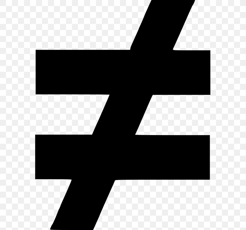 Equals Sign Equality Symbol Mathematics Clip Art, PNG, 585x768px, Equals Sign, Addition, Black, Black And White, Brand Download Free