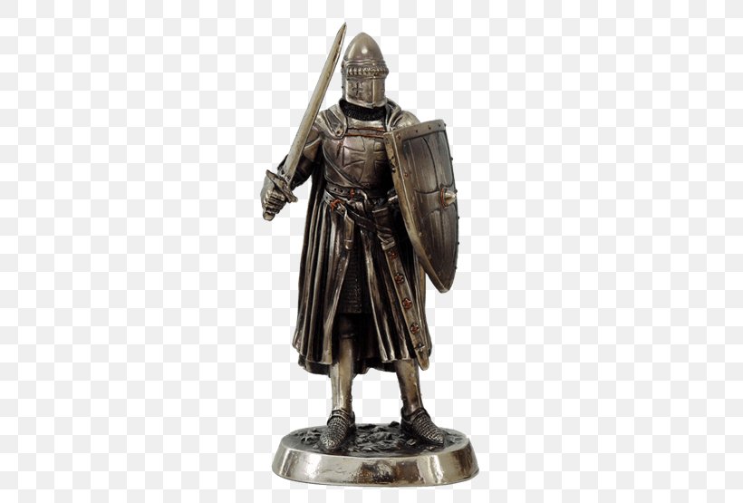 Middle Ages Knight Statue Swordsmanship Crusades, PNG, 555x555px, Middle Ages, Armour, Bronze, Bronze Sculpture, Chivalry Download Free