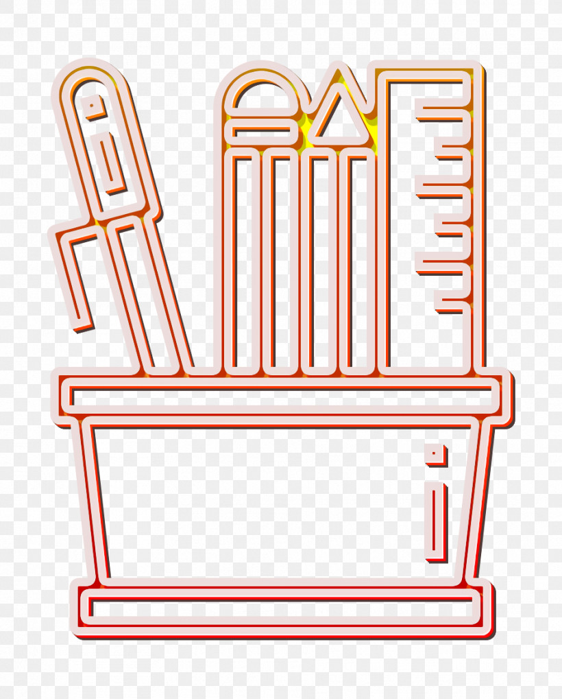 Pencil Case Icon Office Stationery Icon Art And Design Icon, PNG, 938x1166px, Pencil Case Icon, Art And Design Icon, Chair, Furniture, Line Download Free