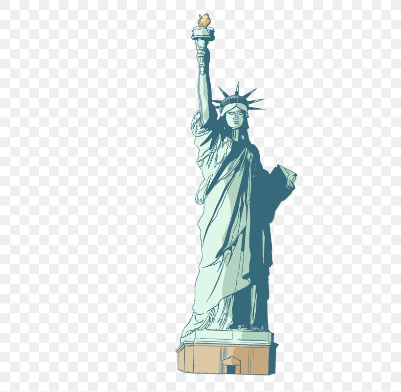 Statue Of Liberty Drawing Clip Art, PNG, 671x801px, Statue Of Liberty, Drawing, Figurine, Free Content, Liberty Island Download Free