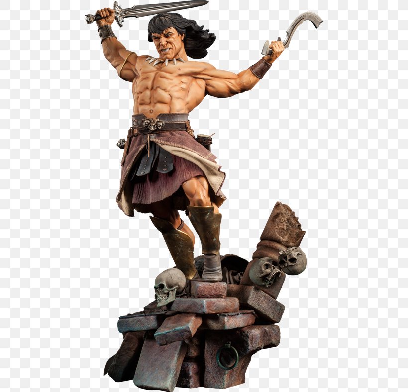 Conan The Barbarian Sculpture Figurine Mercenary Statue, PNG, 480x789px, Conan The Barbarian, Action Figure, Art, Barbarian, Figurine Download Free