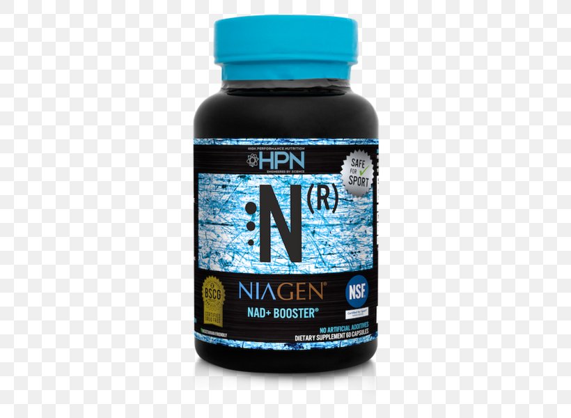 Dietary Supplement High Performance Nutrition N Niagen Nicotinamide Riboside, PNG, 447x600px, Dietary Supplement, Brand, Capsule, Cell, Life Extension Download Free