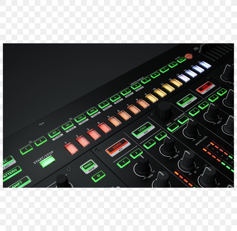 Roland TR-808 Disc Jockey DJ Controller Roland DJ-808 Virtual DJ, PNG, 800x800px, Watercolor, Cartoon, Flower, Frame, Heart Download Free