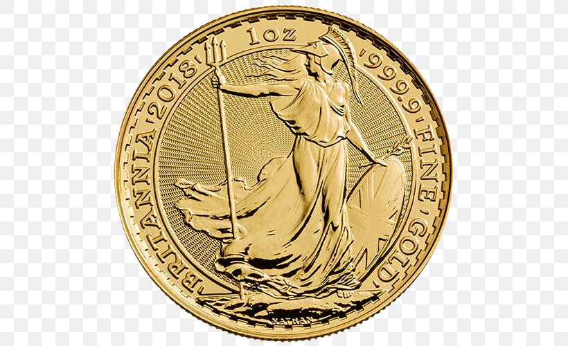 Royal Mint Britannia Bullion Coin Gold Coin, PNG, 500x500px, Royal Mint, Britannia, Bronze Medal, Bullion, Bullion Coin Download Free