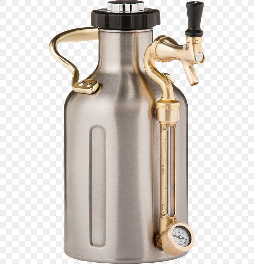 Beer Kombucha Kegerator Growler, PNG, 506x855px, Beer, Alcoholic Drink, Beer Brewing Grains Malts, Bottle, Brass Download Free