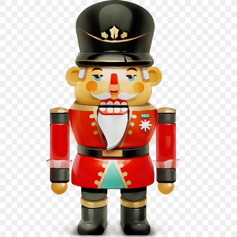 Christmas Decoration, PNG, 1024x1024px, Watercolor, Action Figure, Christmas Decoration, Decorative Nutcracker, Figurine Download Free