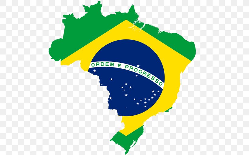 Flag Of Brazil Map National Flag, PNG, 512x512px, Flag Of Brazil, Area, Blank Map, Brazil, Flag Download Free