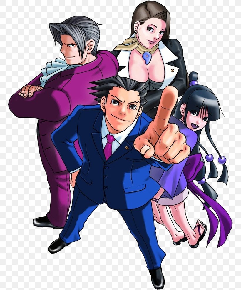 Phoenix Wright: Ace Attorney − Justice For All Phoenix Wright: Ace Attorney − Dual Destinies Apollo Justice: Ace Attorney, PNG, 766x986px, Watercolor, Cartoon, Flower, Frame, Heart Download Free