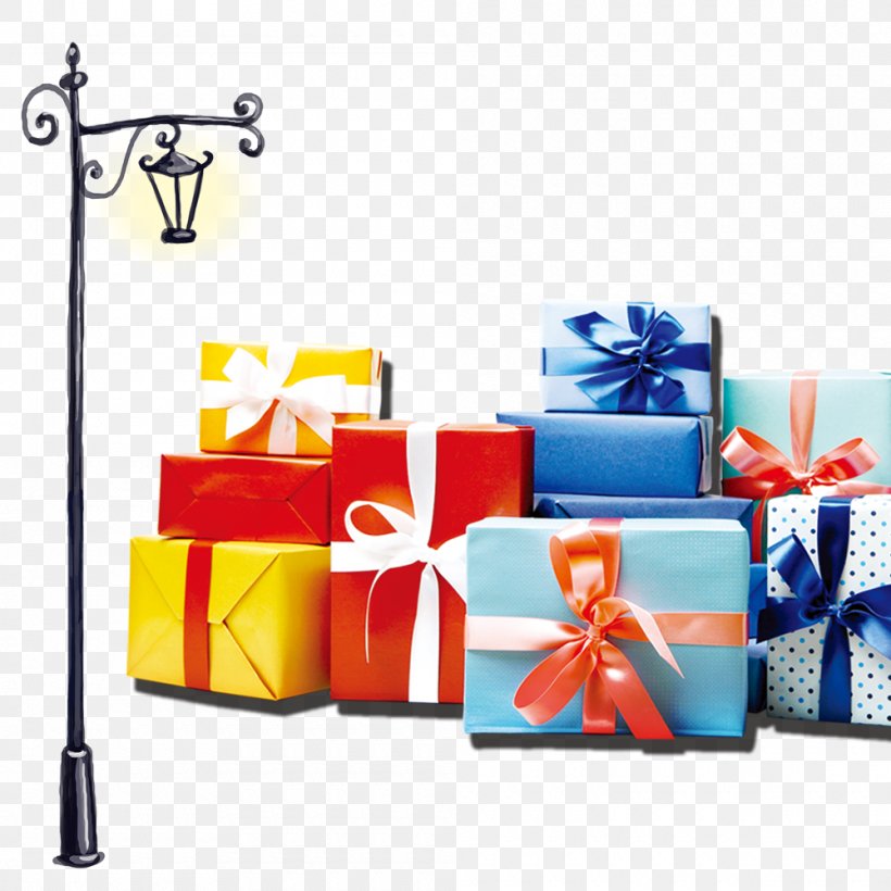 Santa Claus Gift Christmas Ribbon, PNG, 1000x1000px, Santa Claus, Alibaba Cloud, Christmas, Gift, Gold Download Free