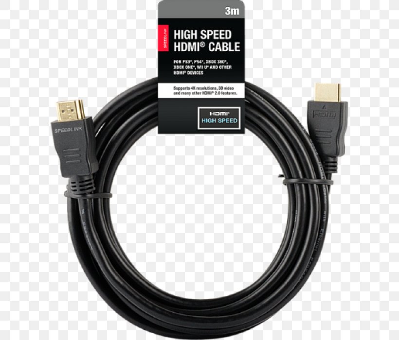 PlayStation 3 PlayStation 4 HDMI Speedlink Electrical Cable, PNG, 700x700px, Playstation 3, Amazonbasics Highspeed Hdmi Cable, Amazoncom, Cable, Coaxial Cable Download Free