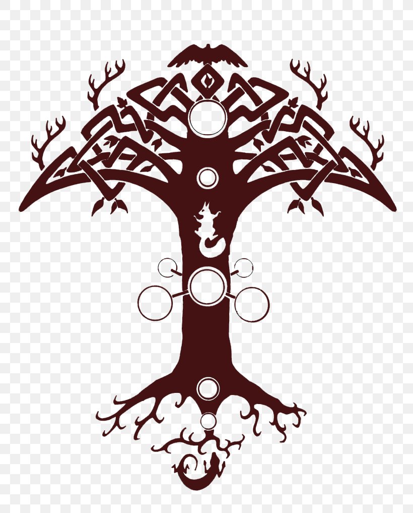 Tattoo Norse Mythology Yggdrasil Norsemen PNG 786x1017px Tattoo Art  Black And White Fenrir Huginn And Muninn
