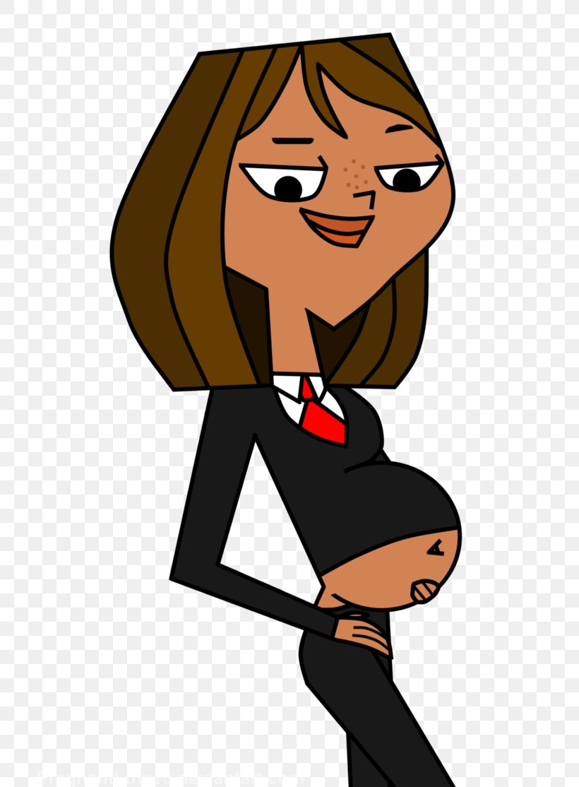 Total Drama Island Pregnancy Female Character Adult, PNG, 717x1114px, Watercolor, Cartoon, Flower, Frame, Heart Download Free