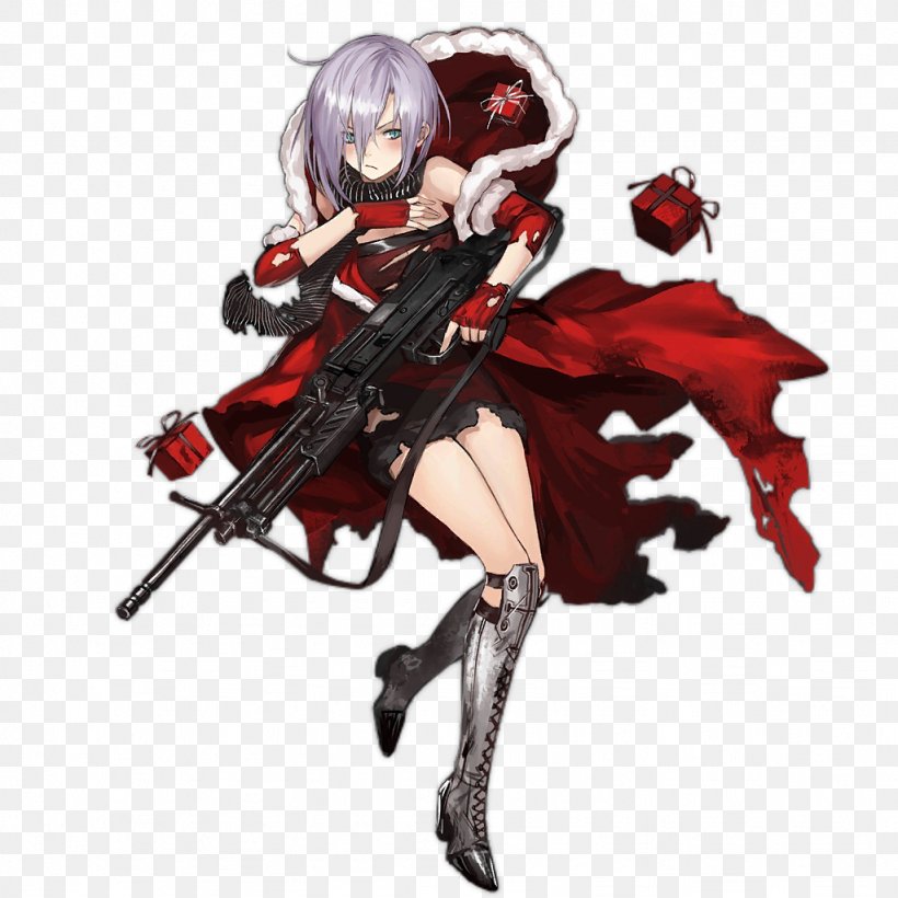Girls' Frontline Heckler & Koch MG5 萌娘百科 Walther WA 2000 Game, PNG, 1024x1024px, Watercolor, Cartoon, Flower, Frame, Heart Download Free