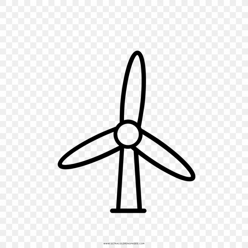 Wind Power Solar Energy Drawing Coloring Book, PNG, 1000x1000px, Wind Power, Area, Black And White, Coloring Book, Drawing Download Free