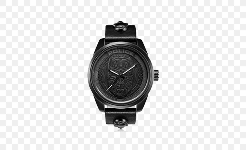 Philippe Watch Gmina Police Strap, PNG, 500x500px, Watch, Black, Black And White, Brand, Gmina Police Download Free