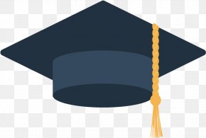Academic Dress Electric Blue - Santa Hat PNG
