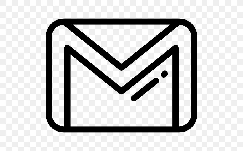 Gmail Google Logo, PNG, 512x512px, Gmail, Area, Black And White, Email, Google Download Free