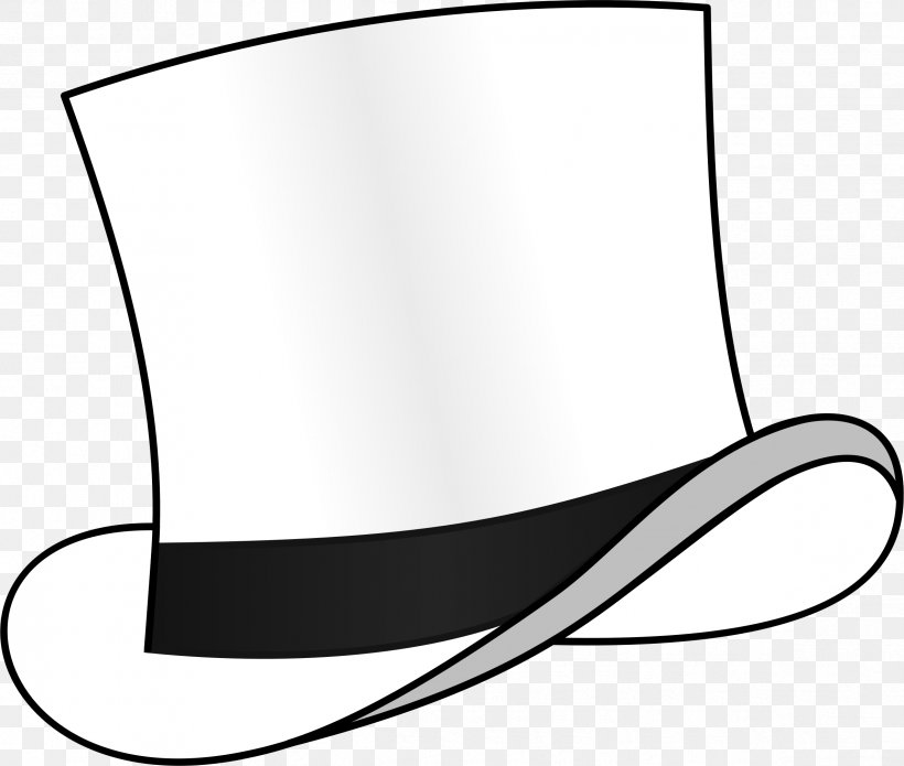 Top Hat Mad Hatter Coloring Book Clip Art, PNG, 2377x2015px, Top Hat, Black And White, Cap, Clothing, Coloring Book Download Free
