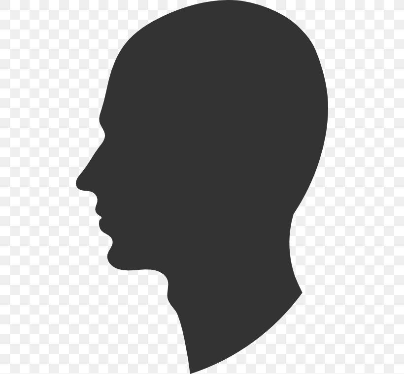 Face Silhouette Clip Art, PNG, 512x761px, Face, Black And White, Chin, Drawing, Female Download Free