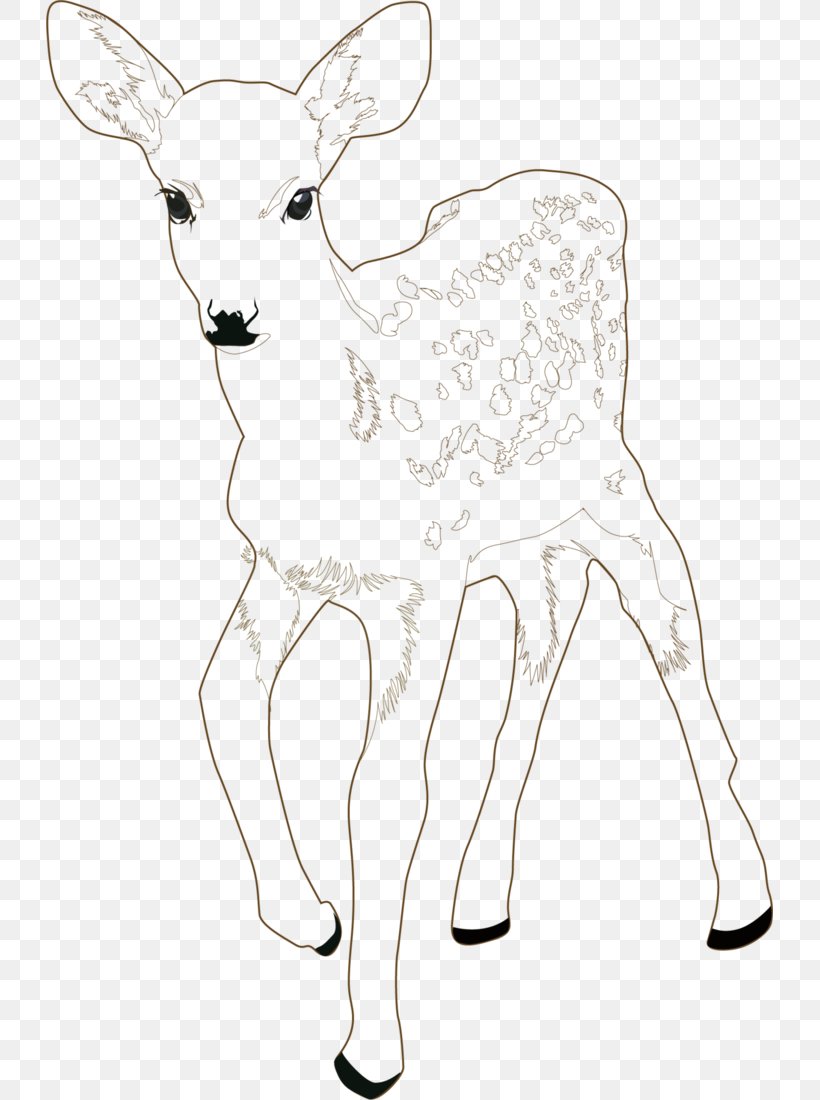 Reindeer /m/02csf Cattle Clip Art Drawing, PNG, 727x1100px, Reindeer, Animal Figure, Antelope, Antler, Art Download Free