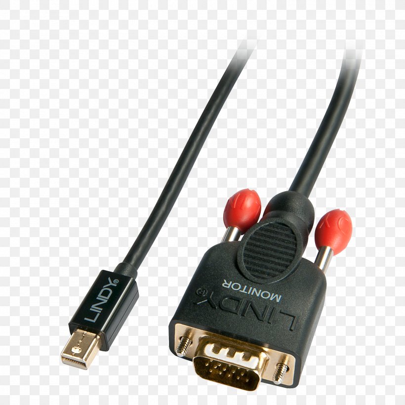 Laptop Mini DisplayPort VGA Connector Electrical Cable, PNG, 1500x1500px, Laptop, Adapter, Cable, Computer Monitors, Data Transfer Cable Download Free