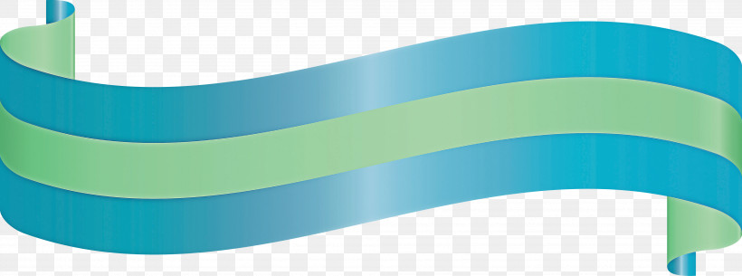 Ribbon S Ribbon, PNG, 4008x1493px, Ribbon, Aqua, Blue, Line, S Ribbon Download Free