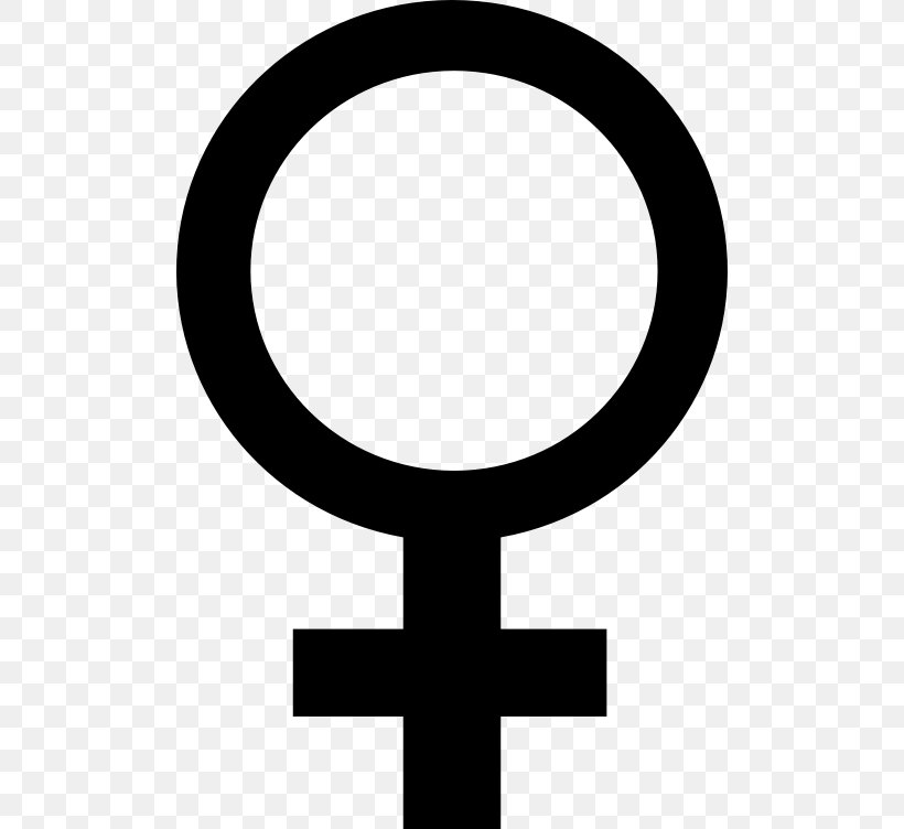Gender Symbol Female Sign, PNG, 500x752px, Gender Symbol, Black And White, Cross, Female, Gender Download Free