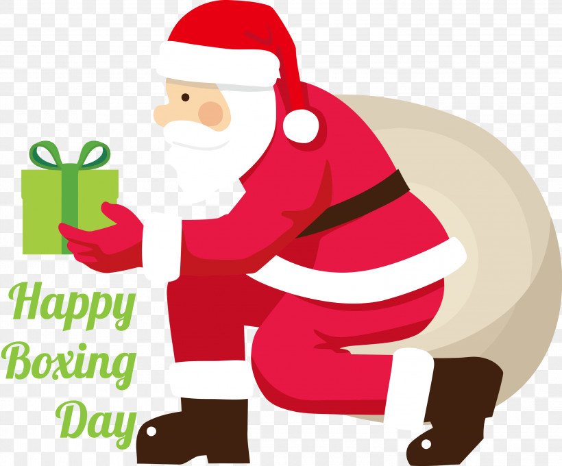 Happy Boxing Day Boxing Day, PNG, 3000x2489px, Happy Boxing Day, Boxing Day, Cartoon, Christmas, Santa Claus Download Free