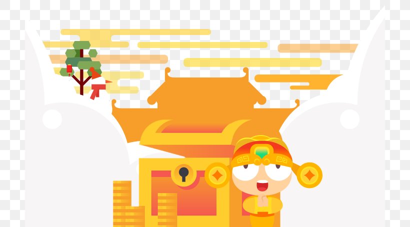 Illustration, PNG, 720x454px, Caishen, Area, Art, Cartoon, Chinese New Year Download Free