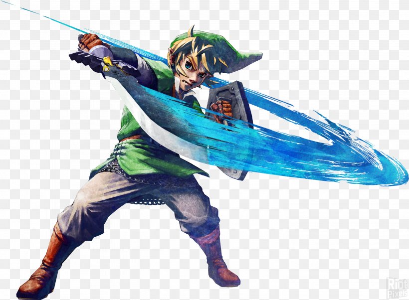 The Legend Of Zelda: Skyward Sword Zelda II: The Adventure Of Link The Legend Of Zelda: Ocarina Of Time, PNG, 2938x2160px, Legend Of Zelda Skyward Sword, Action Figure, Cold Weapon, Drawing, Fictional Character Download Free